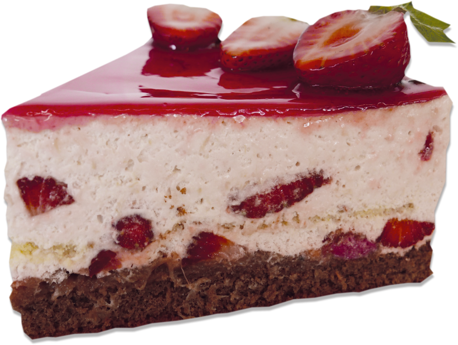 Erdbeer-Rhabarber-torte